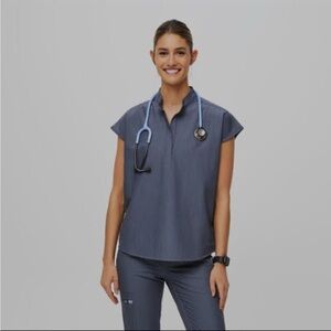 Figs scrub set - Heather Denim